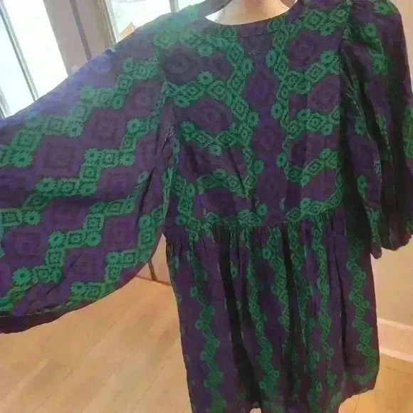 TYLER BOE JANET CREPE TAPESTRY DRESS - Picture 7 of 9